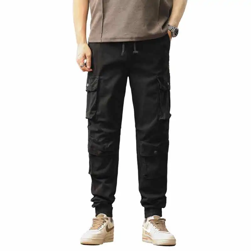 

Summer New American Pants for Men Workwear Pants Trendy Brand Casual Loose Pants Men's Simple Versatile Pants Male Trousers