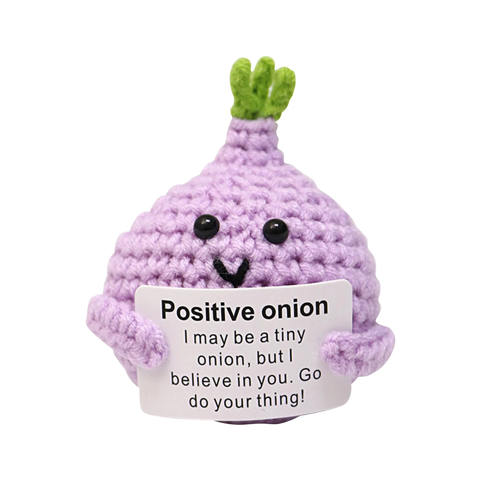 Handmade Crochet Potted Plant Cucumber Potato Positive Energy Fruit Vegetable Yarn Handmade Ornament Finished Crochet Toys