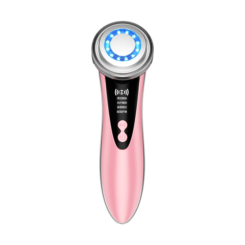 Professional Red and Blue Led Light Therapy Face Facial Device Skin Massager Face And Neck Lifting Massager Beauty Device