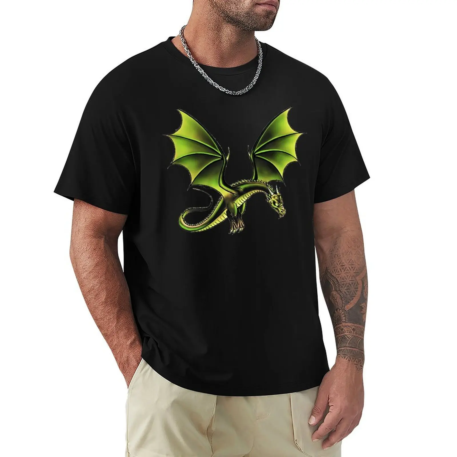 

The Royal Green Dragon T-Shirt Stain Resistant Casual Tee