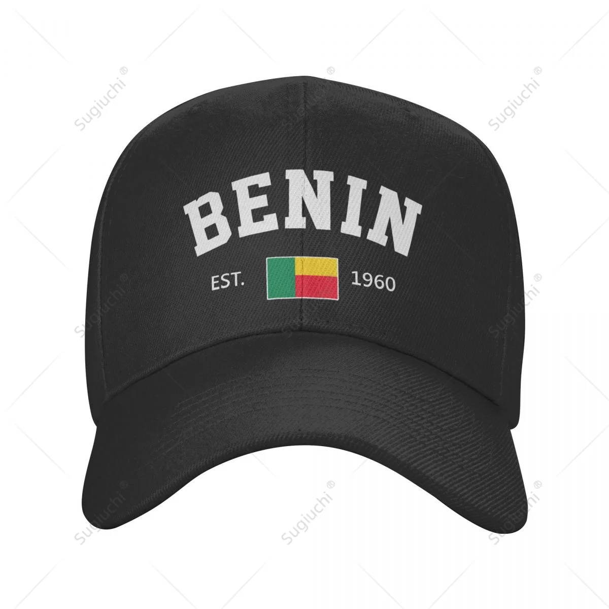 Unisex Baseball Cap Benin EST.1960 Independence Day Wild Sun Shade Peaked Adjustable Outdoor Caps for Men Women