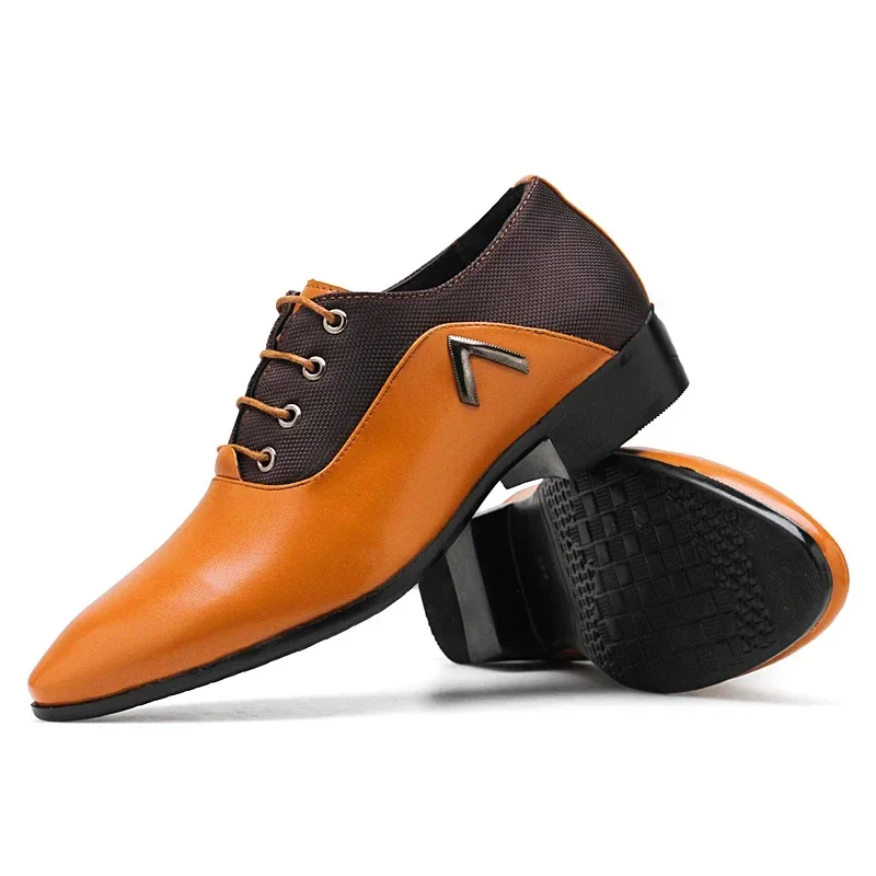 Fashion Slip on Men Dress Shoes Men Oxfords Fashion Business Dress Men Large Size 47 48 New Classic Men Formal Suits Footwears