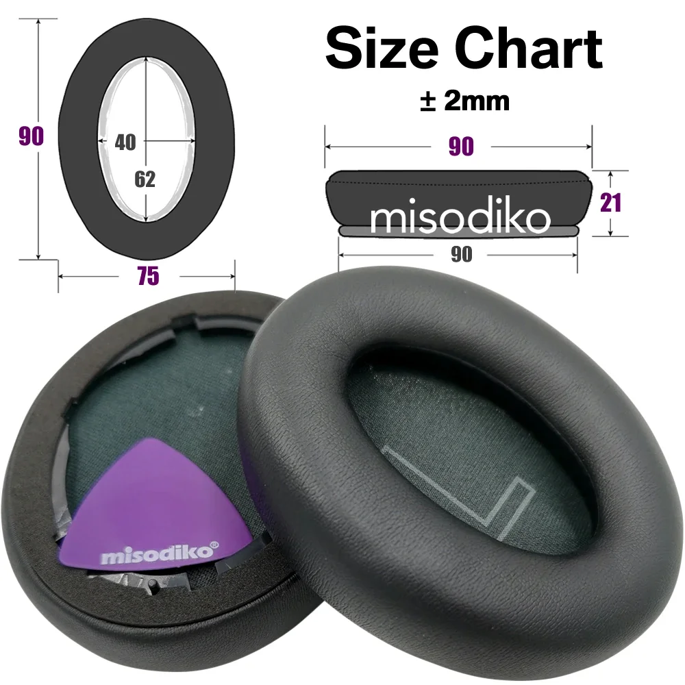 misodiko Earpads Replacement for Soundcore by Anker Life Q20, Q20+, Q20i, Q20BT Headphones