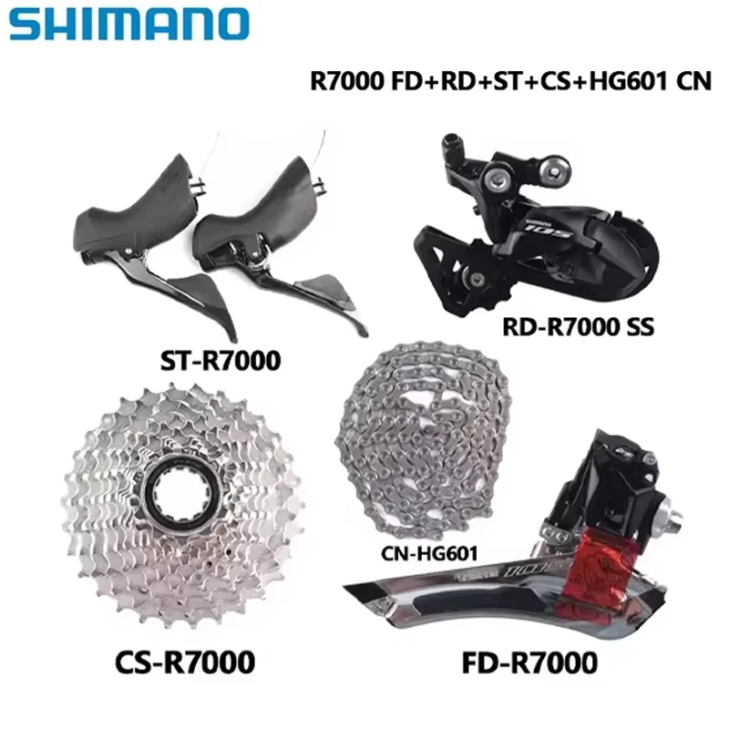 Shimano 105 Ultegra R7000 R8000 Groupset 2x11s Road Bike Bicycle Set CS 12-25T/11-28T/11-30T/11-32T/11-34T Upgrade From 5800