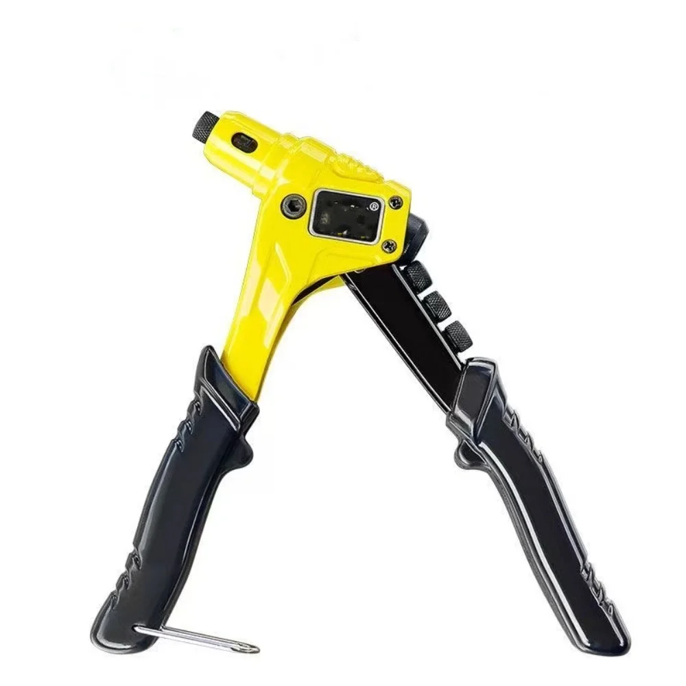 Industrial-Grade Single-Handle Rivet Gun - 8-Inch Manual Blind Rivet Gun, Labor-Saving Riveting Tool for Home & Industrial Use