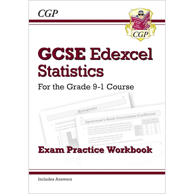 

Рабочая тетрадь для экзаменационной практики GCSE Statistics Edexcel включает в себя книги для ответов CGP, координацию групповых публикаций 9781782949527 Книга