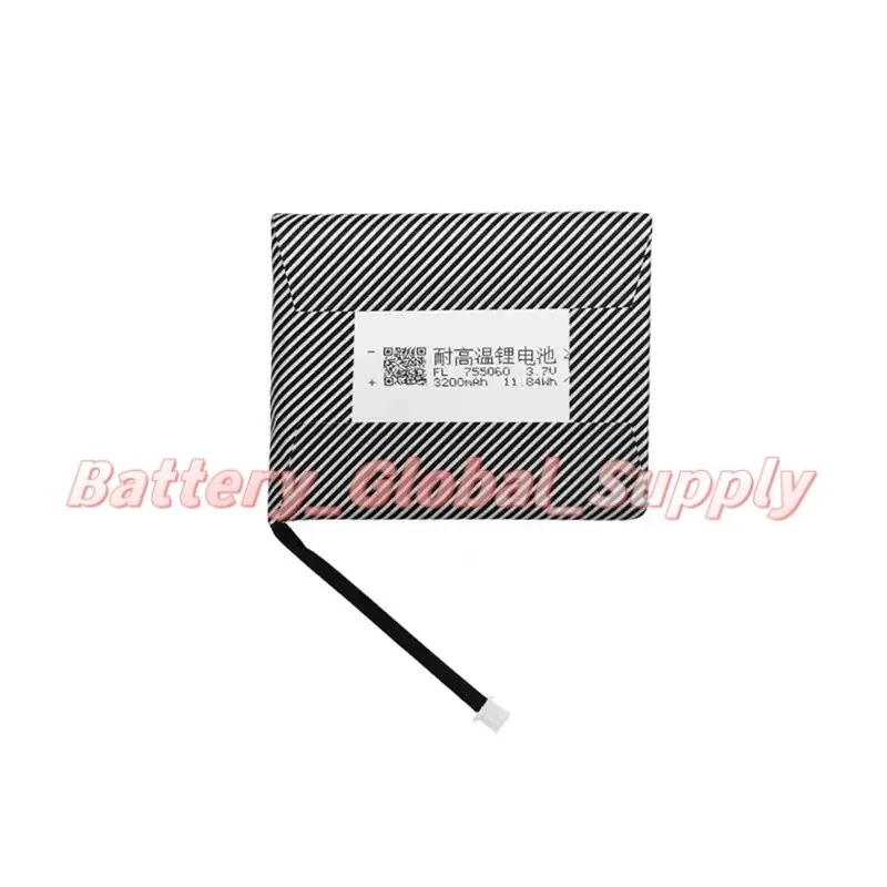 

Battery for 40XXV handheld game 755060 3.7v 3200mah brand new 1 piece -