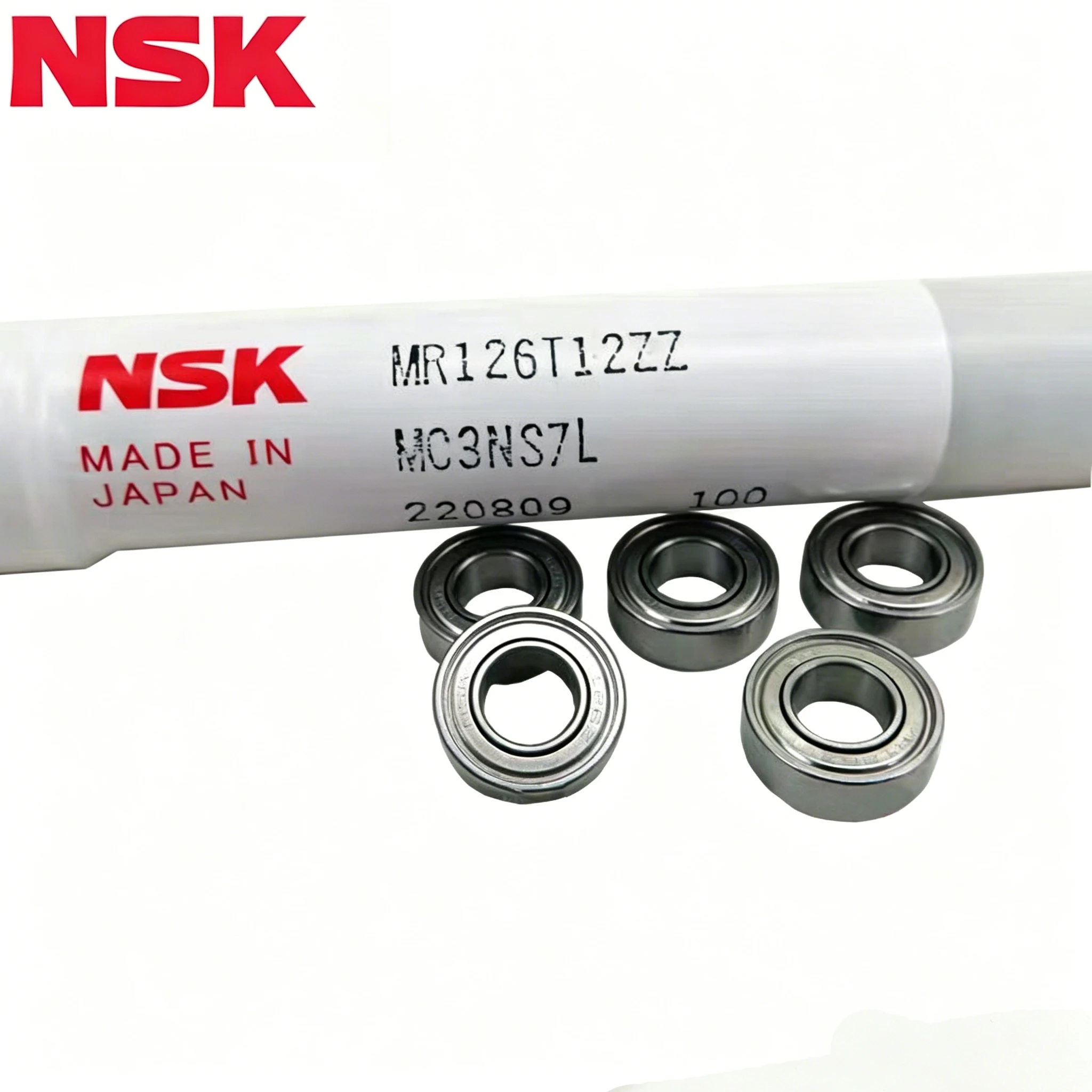 20/50/100PCS High Speed Miniature Ball Bearing 6x12x4mm Original NSK MR126ZZ L-1260ZZ Sealed Micro Replacement Bearing For Motor