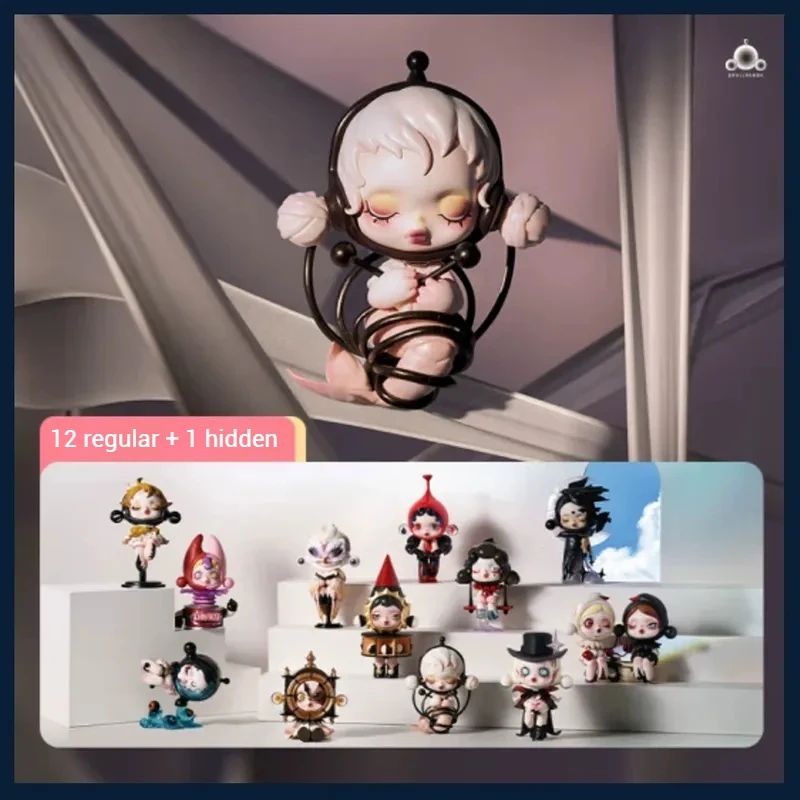 

Genuine Popmart SKULLPANDA Manxiang Ji Series Trendy Blind Box Dolls Desktop Ornaments Decoration Toys Children's Holiday Gifts