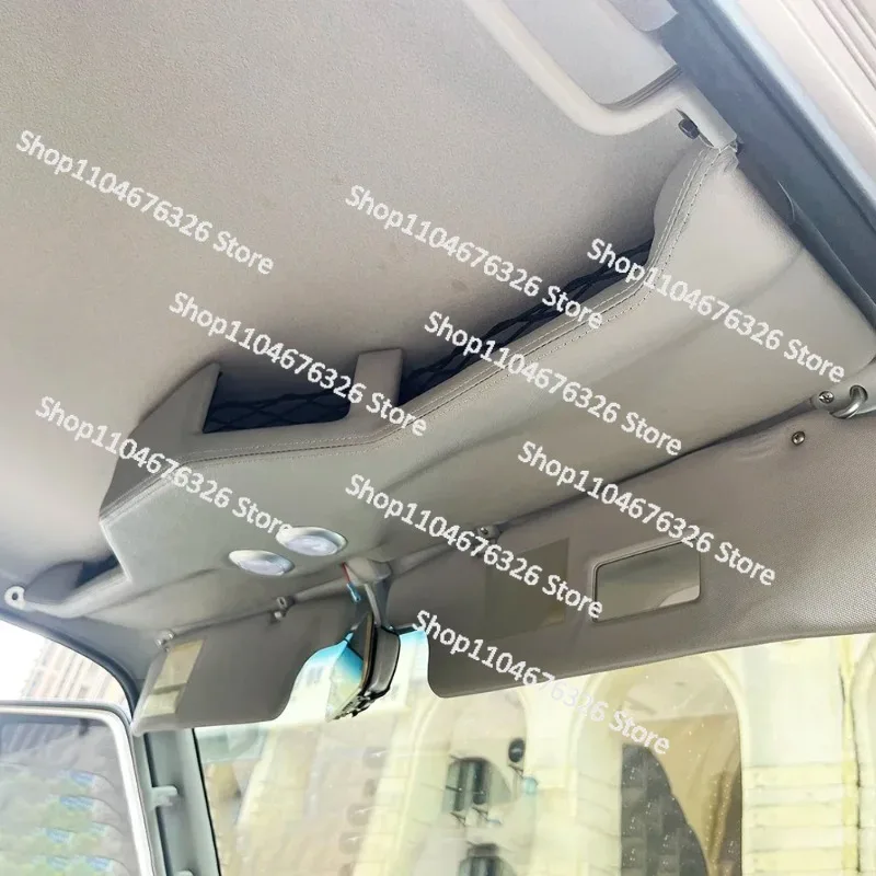 

Full Storage Leather Roof Console With Lights For Toy ota Land Cruiser 76 79 LC76 LC79 Single Cab Dual Cab Accessories