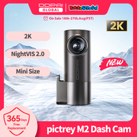 2025 New Dash Cam DDPAI M2 2K Resolution Smart Voice Control Support 24H Parking Monitor Night Vision Car Camera Dashcam