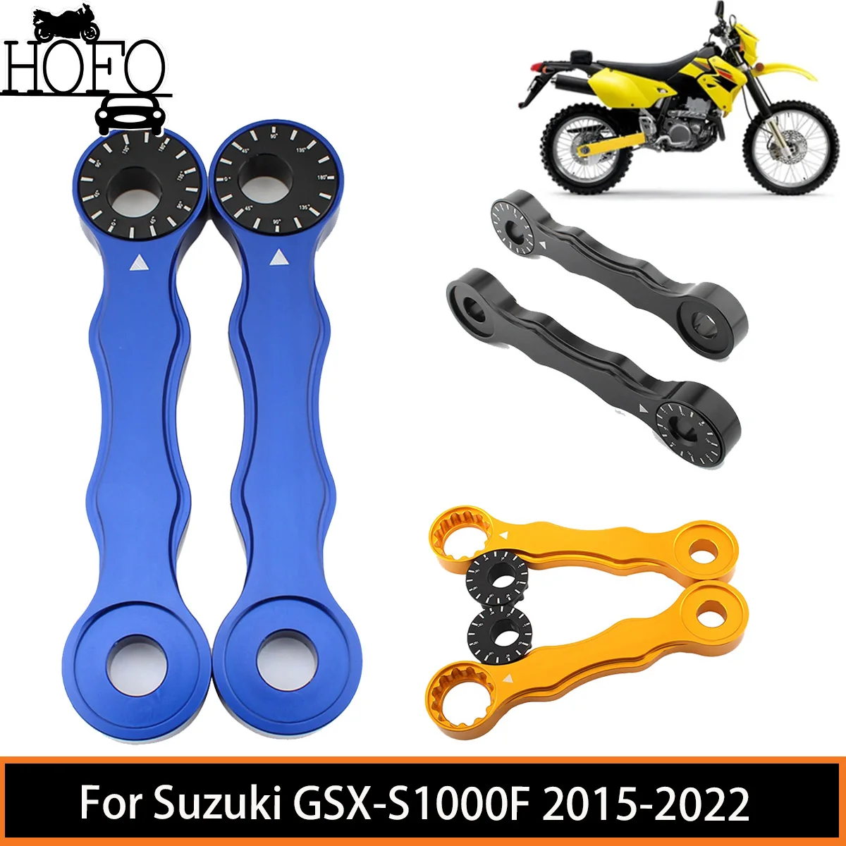 2 Pcs/Set Motorcycle Suspension Lowering Kit Rear Suspension Cushion Drop Levers For Suzuki DRZ400/E/S/SM 2000-2017