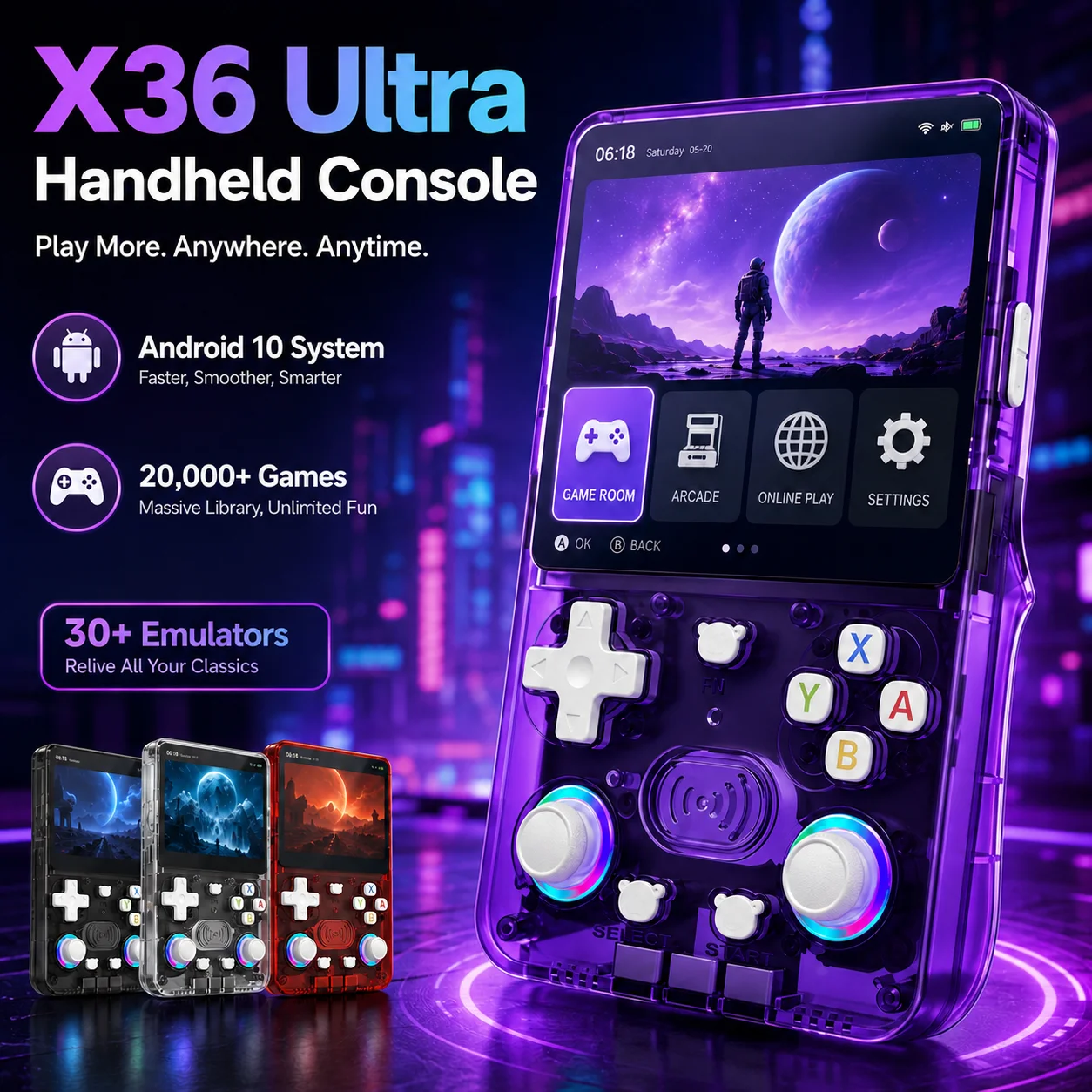 Nouvelle console portable rétr - Retro Gaming Youtube avis et prix