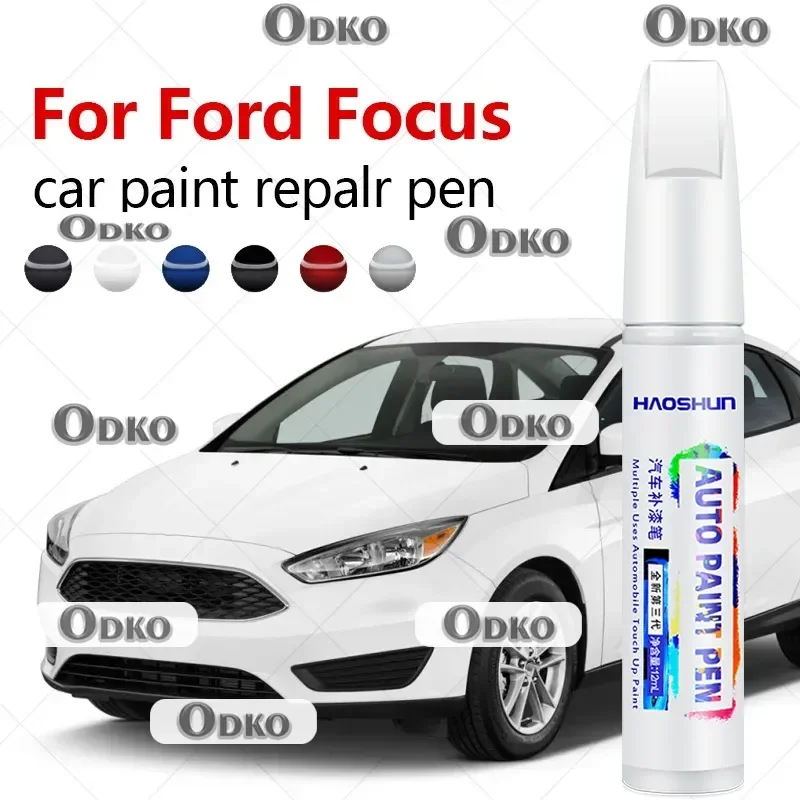

For Ford Focus 1998-2025 C170 C307 C346 C519 Paint Repair Pen Touch Up Scratch Remover DIY Auto Accessories Black White Red Blue