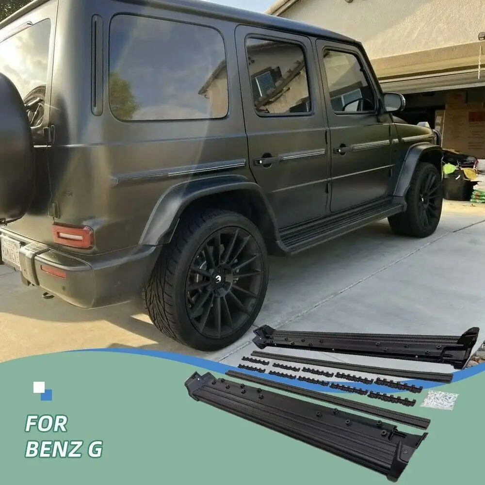 

2PCS Fits for Mercedes Benz G Class W463 2019-2023 Side Step Running Board Nerf Bar