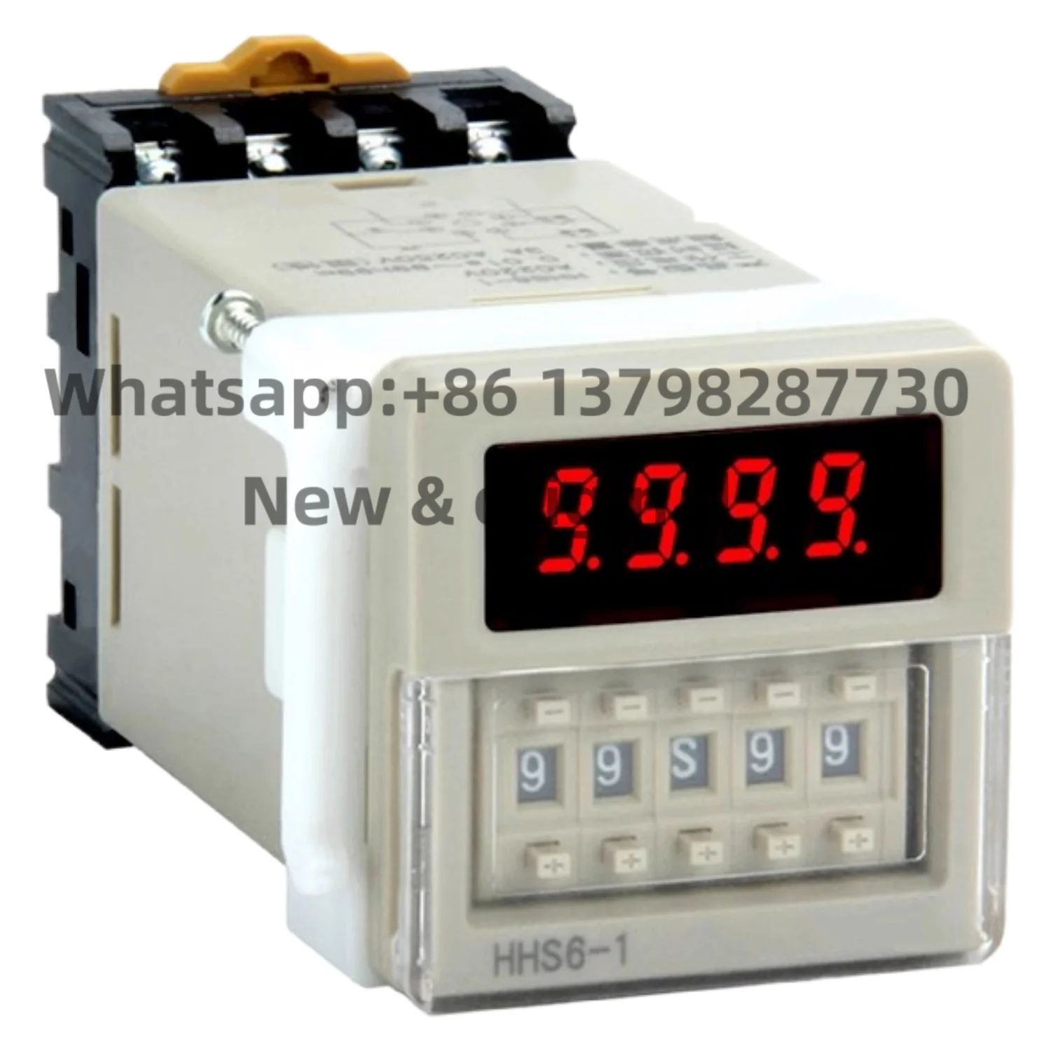 New original HHS6-1 AC220V AC380V DC24V DC12V AC110V Pause Resetting Digital Display Delay Device