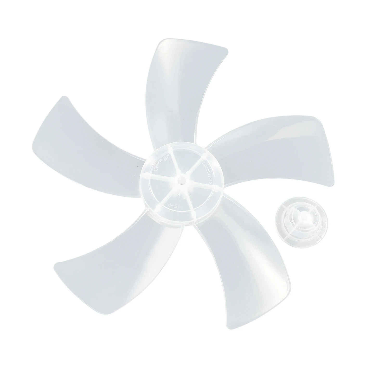 Fan Blade 12 Inch Household Plastic Fan Blade Five Leaves With Nut Cover For Pedestal Home Improvement Accessories