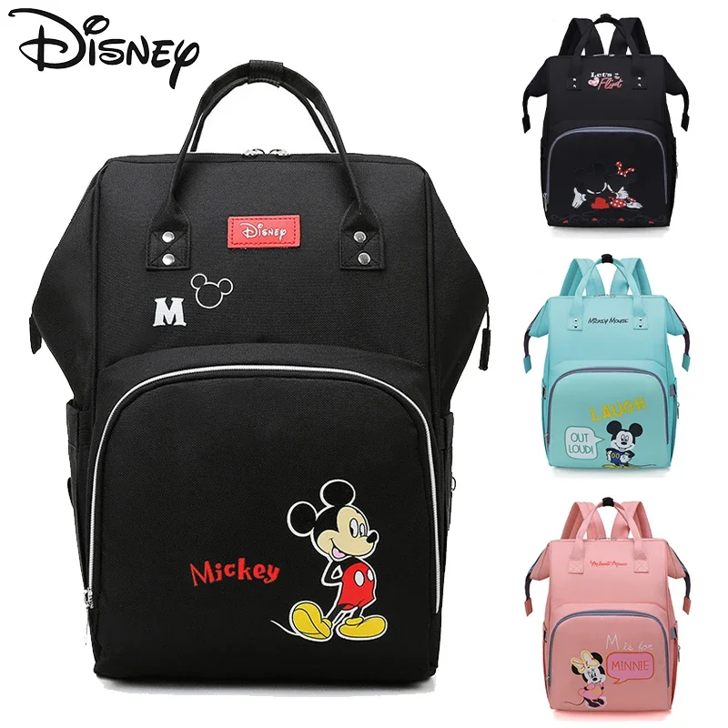 

Dsn Minnie Mickey Design Diaper Baby Bag Waterproof Mom Backpack Travel Multifunctional Maternity Large Capacity Stroller Bag