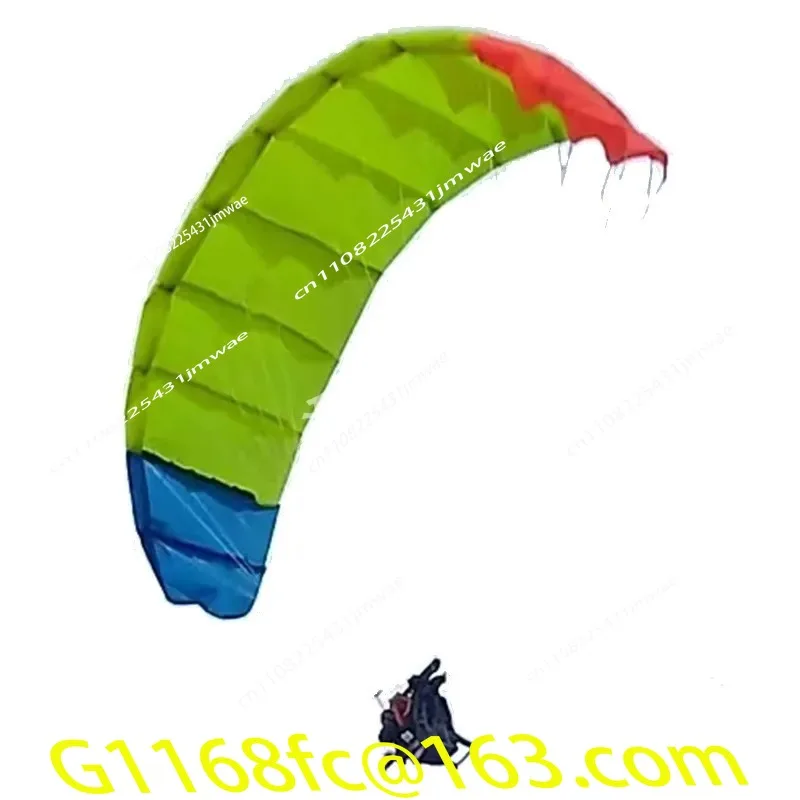 1-meter Remote-controlled Power Glider Leaf1.0 Walking Child and Dog Teasing Artifact Stunt Flying Parachute Bright Model