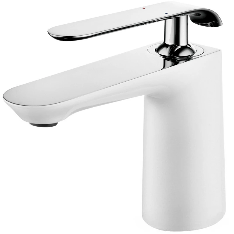 

Basin faucet, bathroom basin, washbasin, hot and cold faucet