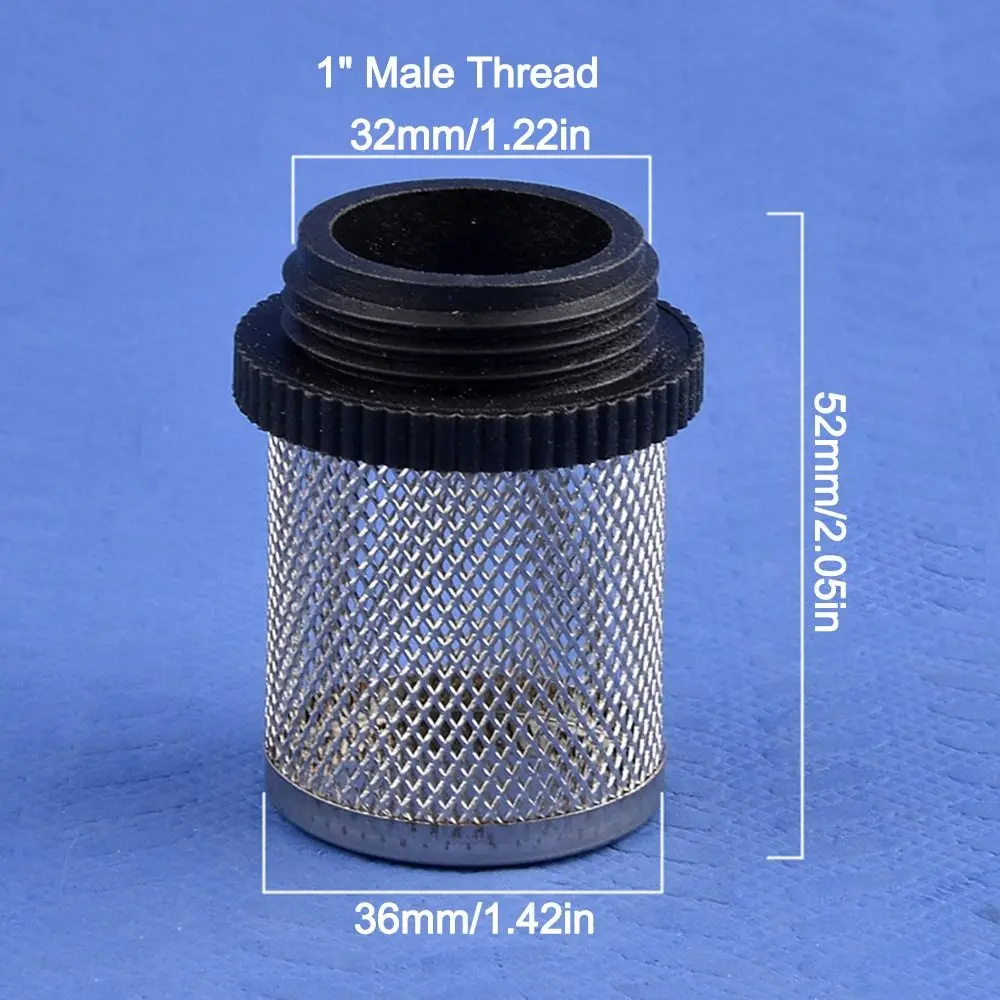 1Pc Water Clean Hose Filter Joint Percolator 304 Stainless Steel Water Pump Filter Water Pump Fitting 1/2''~2''