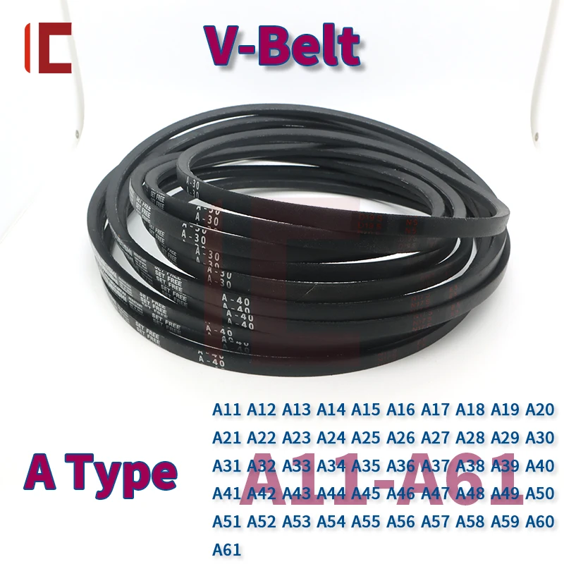 

A Type Belt A11 to A61 V-Belt Agricultural Machinery Belt Industrial Triangle Belt A20 A30 A40 A50 A60 Transmission Belt Rubber