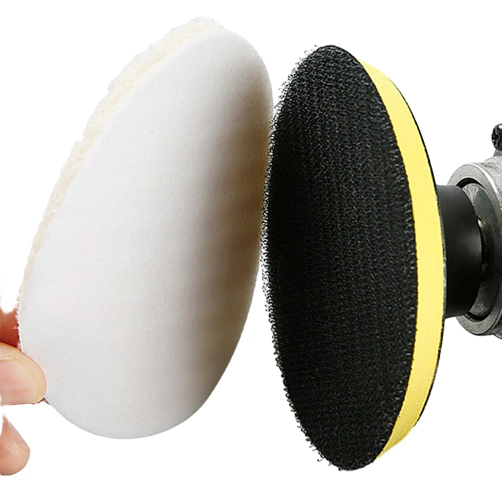 Buffing Pads Polishing Pads Scratche Soft 75-180mm Elastic Felt Wheel For Glass Polish Repair Wool Wool Buffing