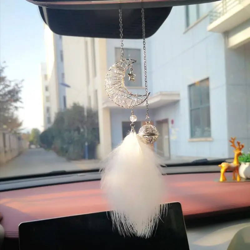 سيارة حلم الماسك المعلقات الأبيض رقيق لينة معلقة حلية السيارات المنزل جدار قلادة الديكور هدايا جديد