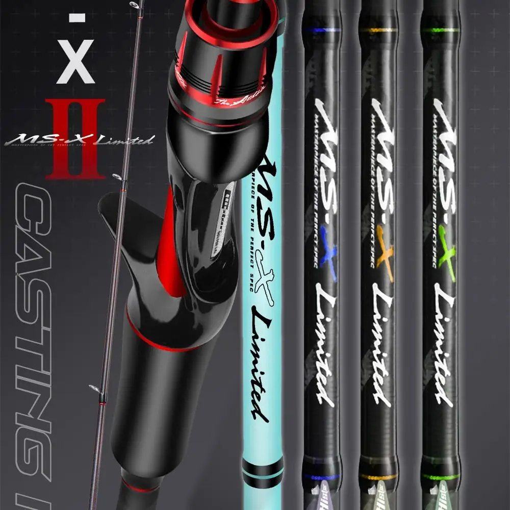

Histar MS-X Series Two Tips Pole High Strength Medium Fast Action 1.80m to 2.4m Full Carbon Spinning and Casting Fishing Rod