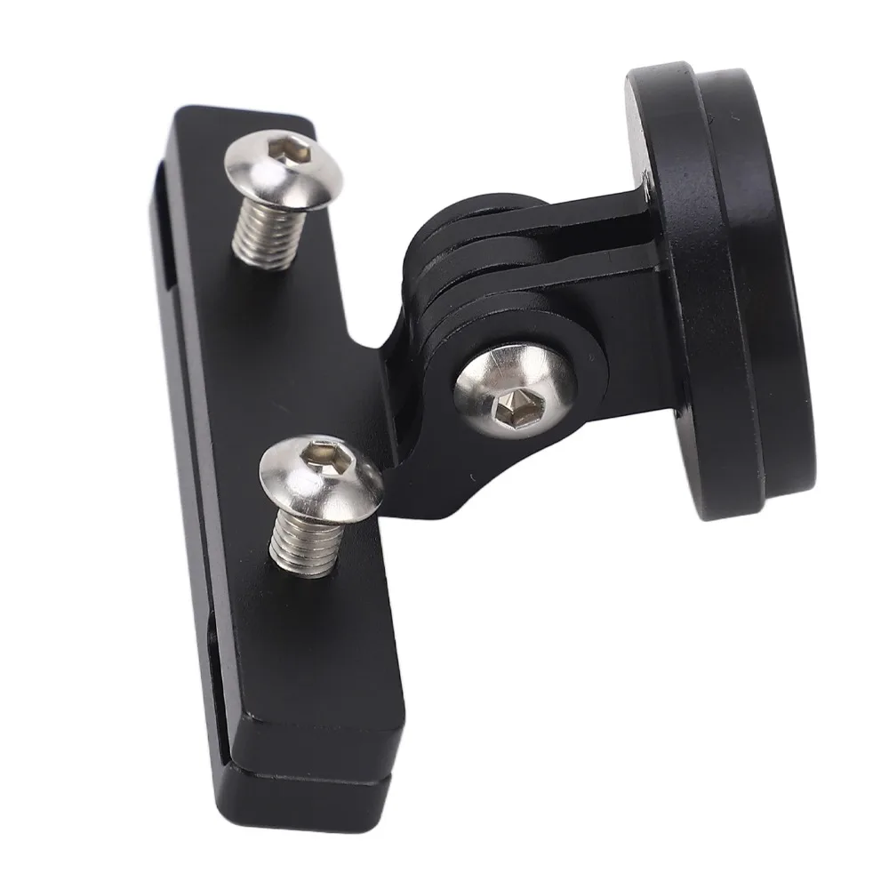 

Aluminum Alloy Bike Tail Light Bracket Black Saddle Support Rear Light Mount Easy Installation Bike Saddle Rail Mount for Bryton