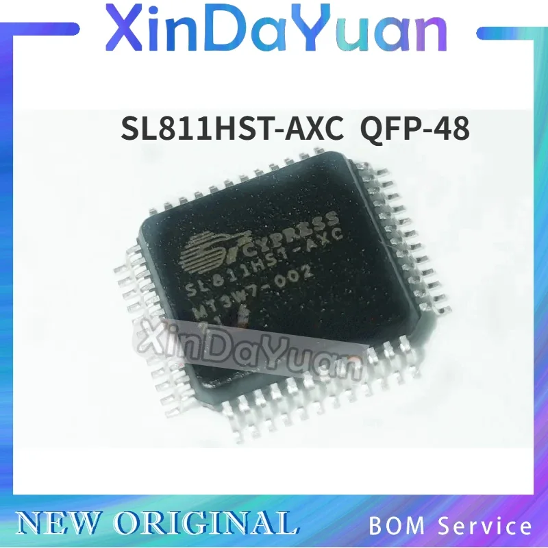 5 pcs SL811HST SL811HST-AXC  QFP-48  USB Interface Controller Chip