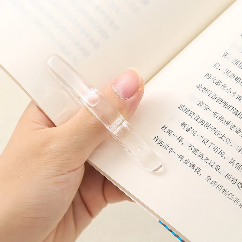 Convenient Thumb Book Support Acrylic Book Expander Creative Durable Bookmark Reading Aid Book Page Holder