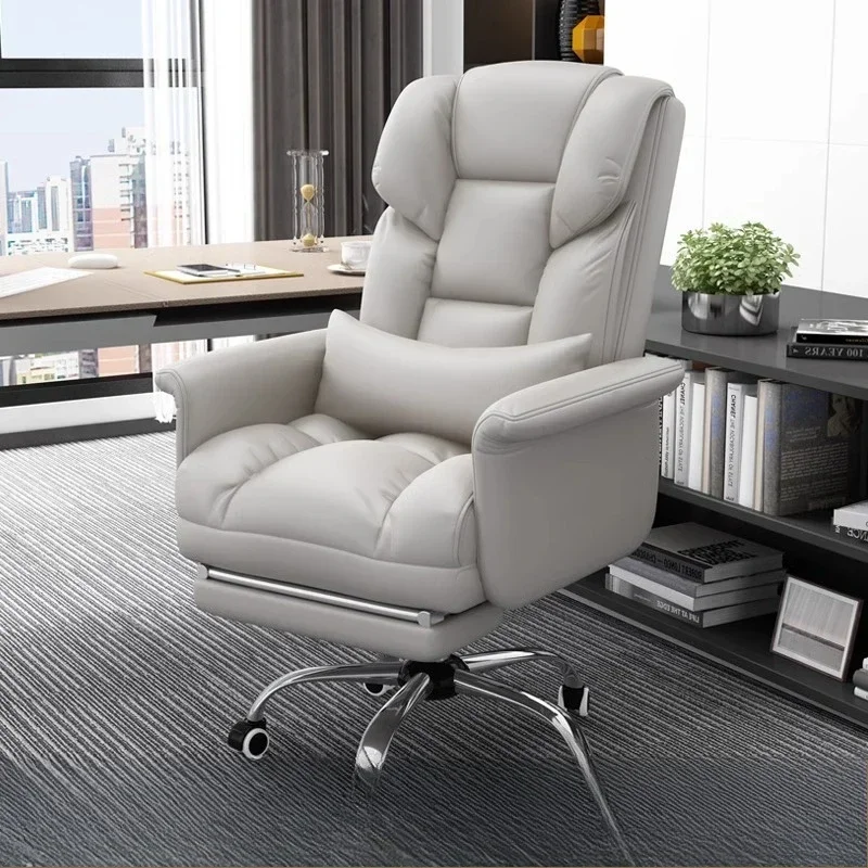 Multi-functional Office chair Household comfortable sofa chair Recumbable desk chair Computer leather seat Back lift chair