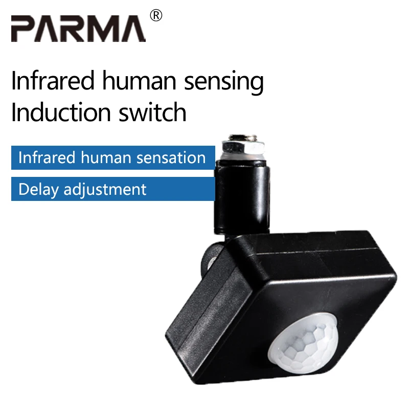 

Infrared human body sensor switch adjustable delay intelligent sensor 220V indoor induction control module