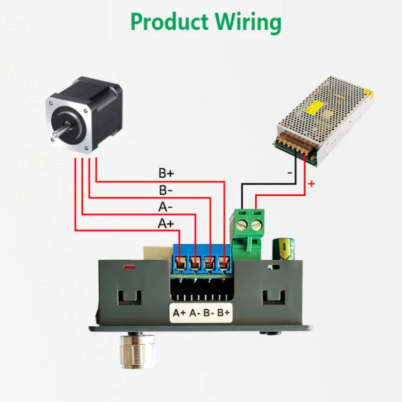 ZK-SMC02 Drive integrated 42 57 stepper motor forward and reverse control driver angle pulse speed PLC serial port communication