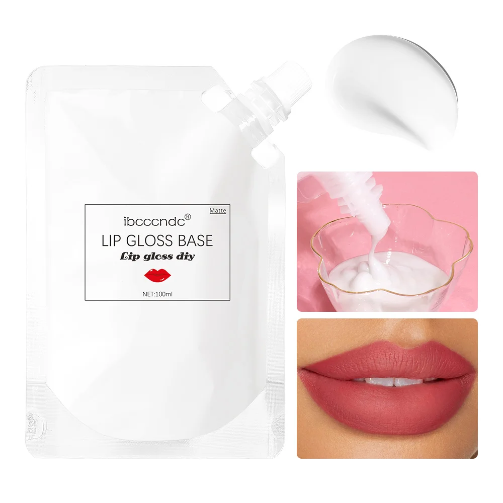 Faça mancha labial base de brilho labial gel diy batom matéria prima fosco transparente copo antiaderente base de maquiagem à prova de água
