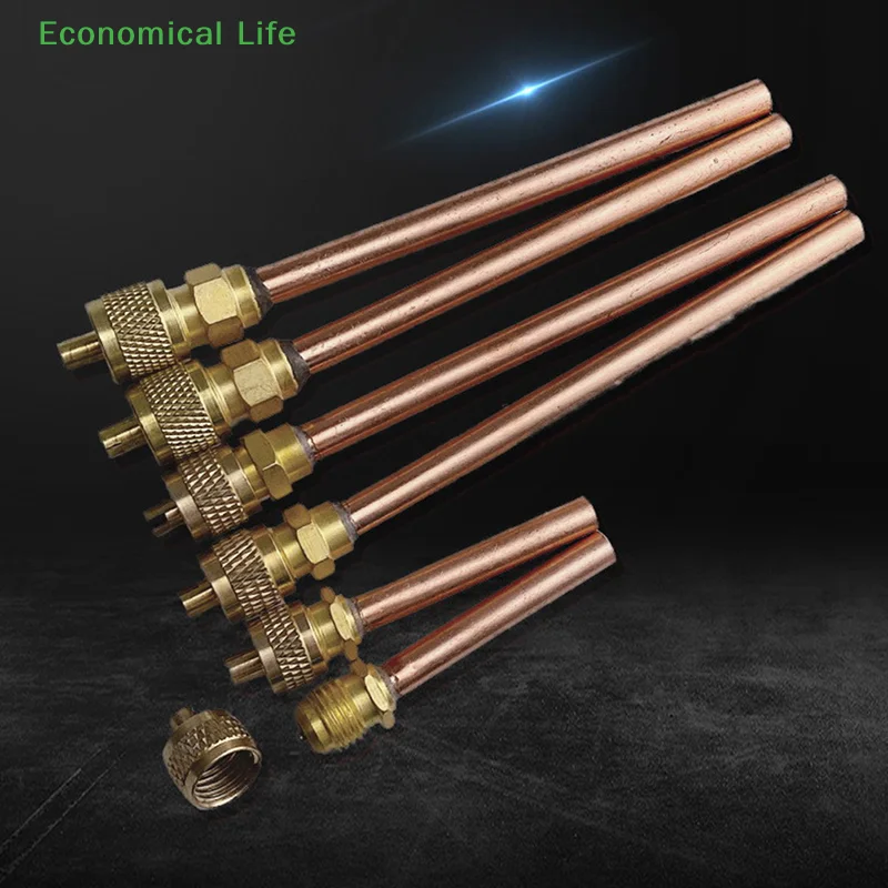 Refrigerator Check Valve Air Conditioning Refrigeration Fluoride Nozzle Add Liquid Nozzle Quick Connector Chiller Copper Needle