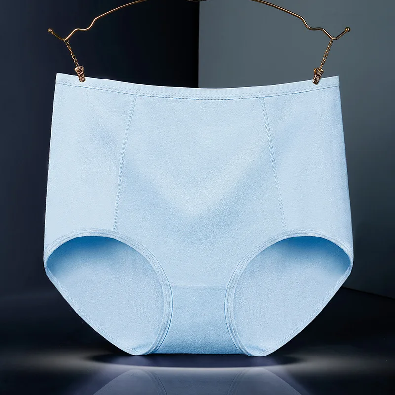 3pcs Pure Cotton Brief Female Solid Panties Girls High Waist Comfort Underpants Lady Plus Size Underwear Women Ventilate Pantys - Image 6
