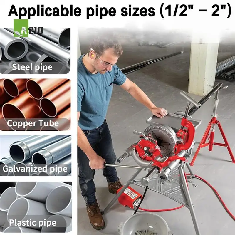 

A21Q — 4 шт. Набор резьбовых резьбовых станка 47745 — 1/2 дюйма — 3/4 дюйма, совместимые с моделями резаков для труб 300,535,1822-I и 1224