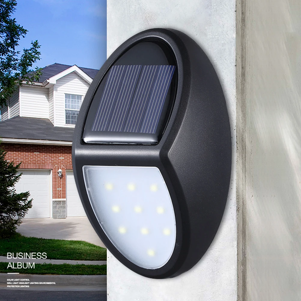 

10 LED Solar Wall Light Outdoor Stair Deck Step Fence Garden Lighting IP65 Waterproof High Brightness Energy Saving Solar