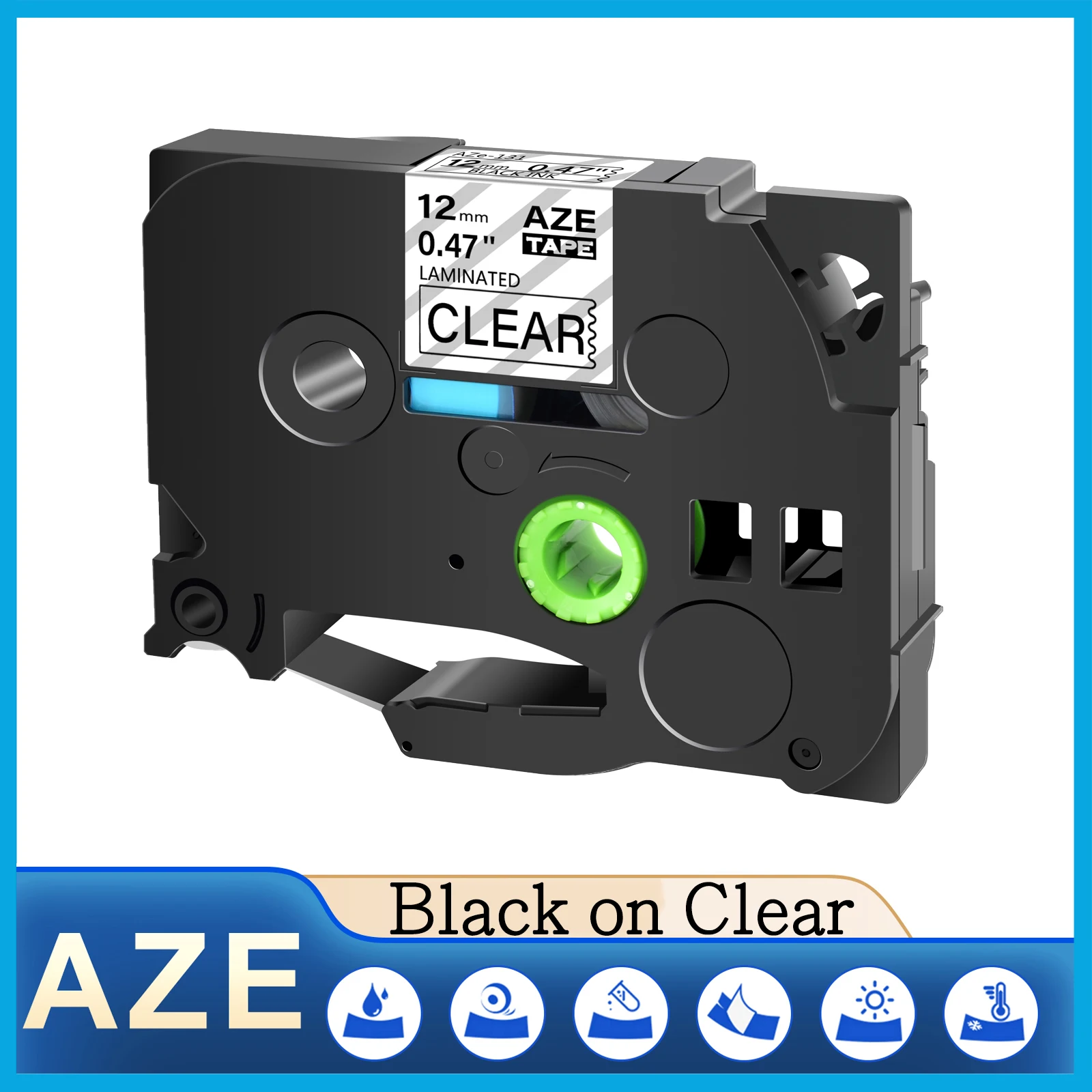 1 stks TZ Tape Compatibel voor Brother Label Cartridge 9mm/12mm/18mm 211 221 231 251 Labeling Lint voor P-Touch Serie Label Maker