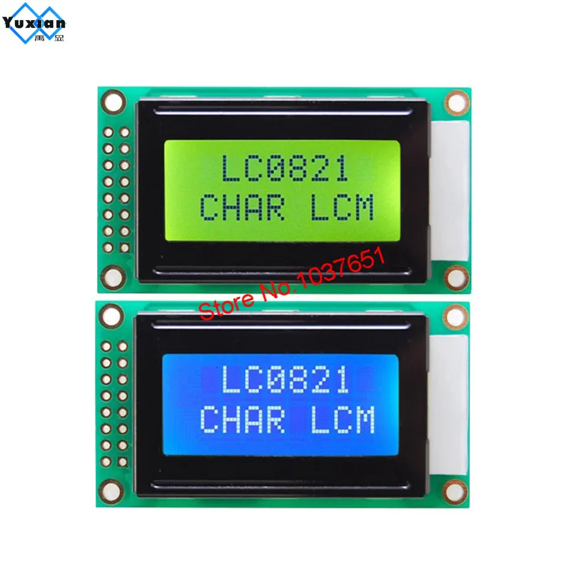 8x2 Lcd Display Module Screen LC0821 SPL780D1 instead HD44780 WH0802 good quality