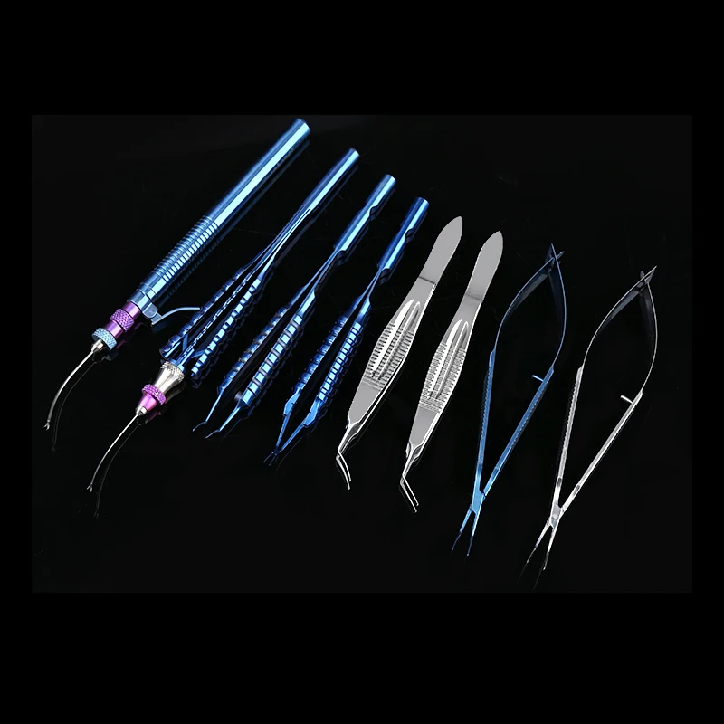 Ophthalmological tear sac tweezers micro instruments minimally invasive titanium alloy Haff arc angle 1.8 small incision forceps