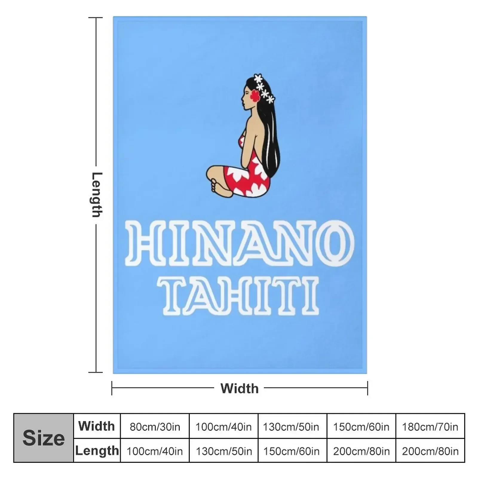 Our Classic Hinano Essential hinano tahiti Throw Blanket