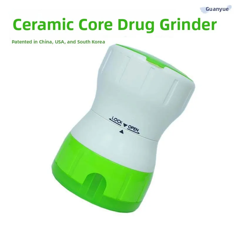 

Ceramic Core Pill Grinder Baby Infant Medicine Powder Grinder Pill Splitter Medicine Box Child Dose Measurement Tool