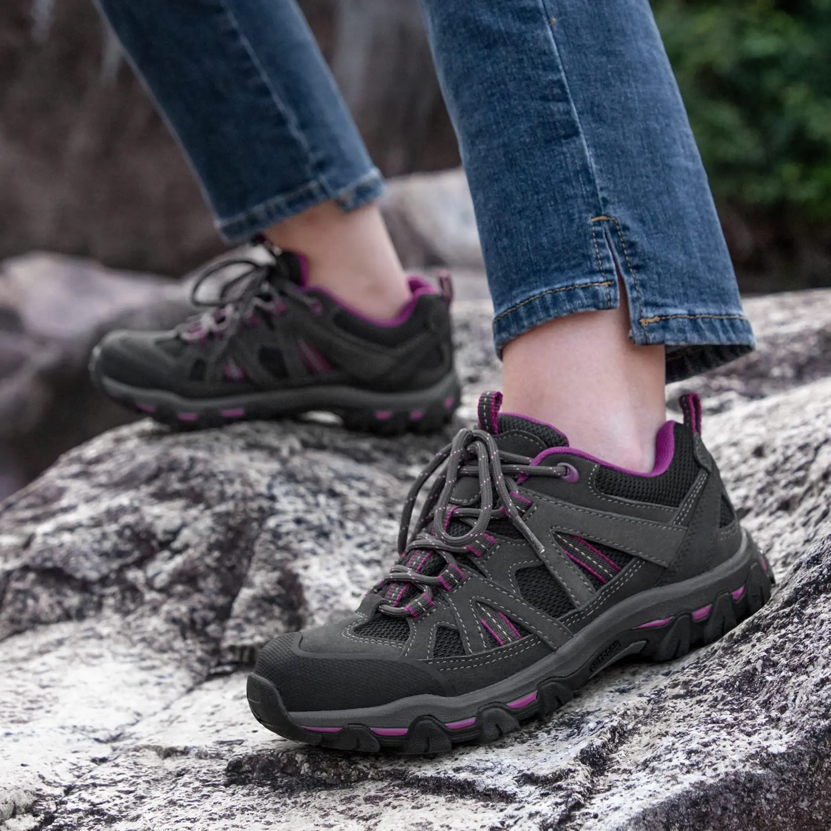 

GOLDEN CAMEL Women's Hiking Shoes Lightweight Trail Running Shoes Non-Slip Breathable Outdoor Sneakers for Trekking Walking
