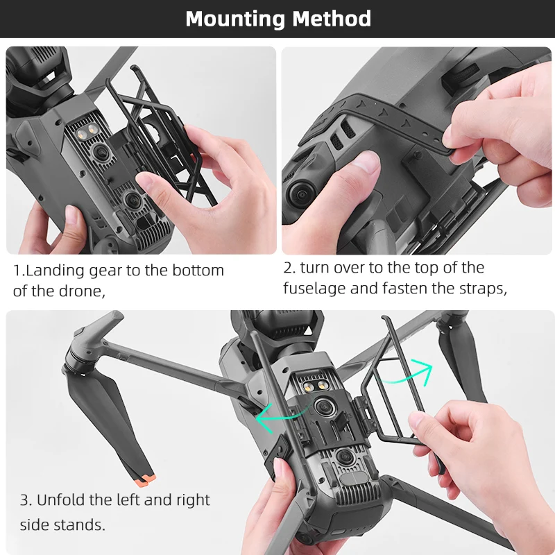 Detachable Landing Gear for DJI Mavic 3 PRO /Mavic 3 /Mavic 3 Classic Heighten Leg Gimbal Protector Camera Drones Accessories