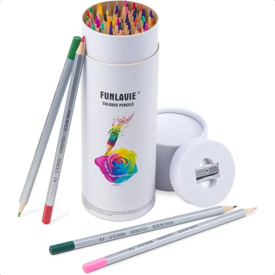 

Colored Pencils 48 Coloring Pencils Premium Profional Art Drawing Pencil for Adults Coloring Book