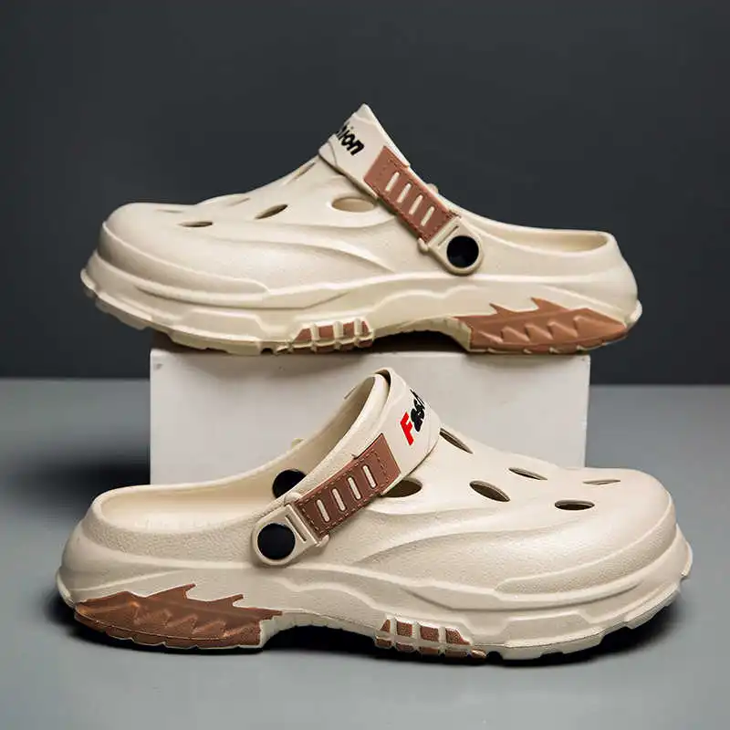Half Sumer Beige Shoes For Men Therapeutic Men's White Shose Man Luxury Sneakers Sport Sport Besket Popular Goods Cuddly view 4