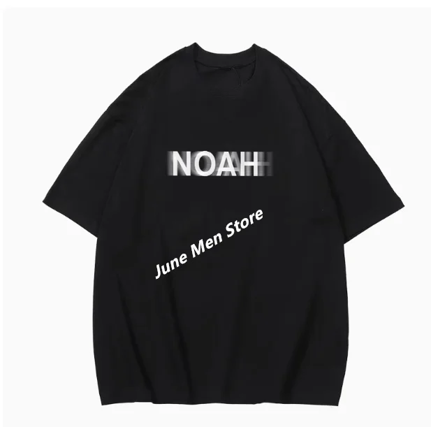 (Uniqlo）Noah Phantom Cotton Tshirt For Men Streetwear Man Tshirt Print Woeen T Shirt Summer Men Cotton Oversized Men Clothing